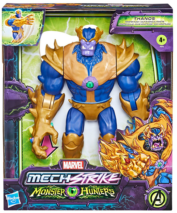 Monster Punch Thanos 9-Inch Scale | Mech Strike: Monster Hunters | Marvel Avengers
