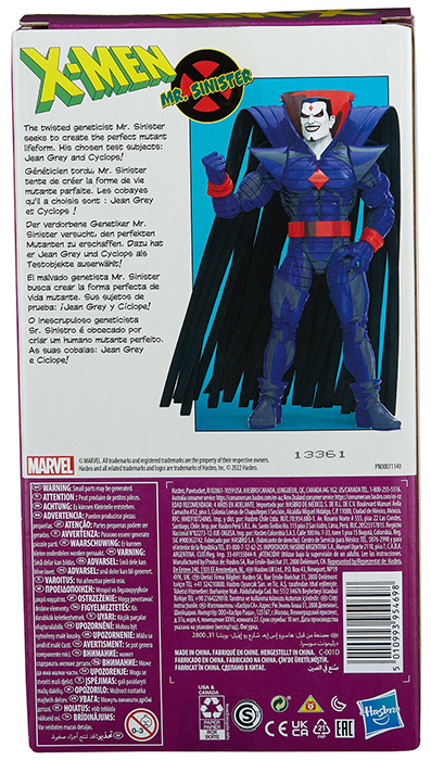 Mr. Sinister 6-Inch Scale | X-Men: The Animated Series | Marvel Legends