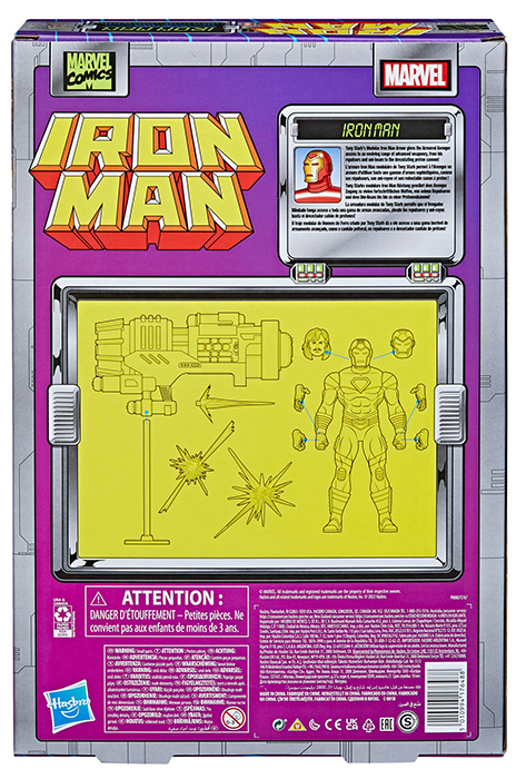 Iron Man Deluxe 6-Inch Scale | Marvel Legends Retro Collection | Marvel Comics
