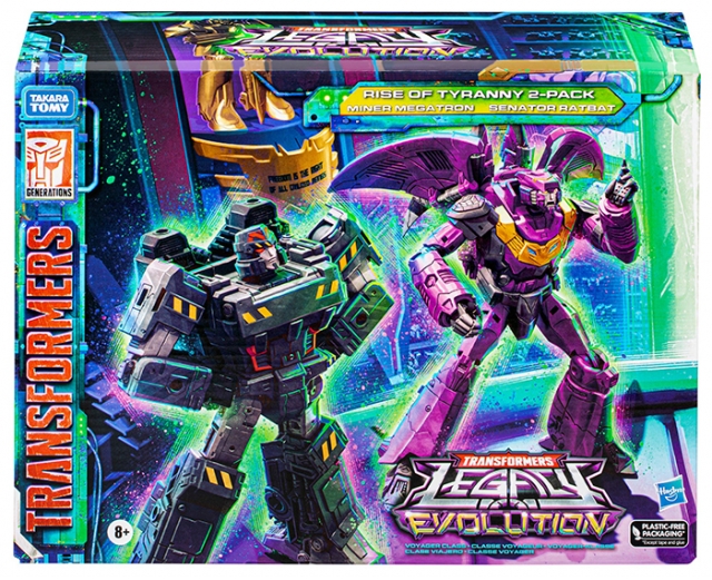 Miner Megatron and Senator Ratbat Legacy Voyager Class | Transformers Generations Legacy