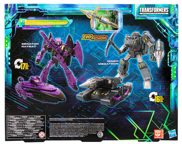 Miner Megatron and Senator Ratbat Legacy Voyager Class | Transformers Generations Legacy