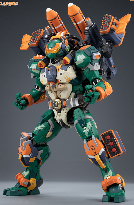 HB0014 Michelangelo | Heat Boys TMNT Mecha Figure | TFSource