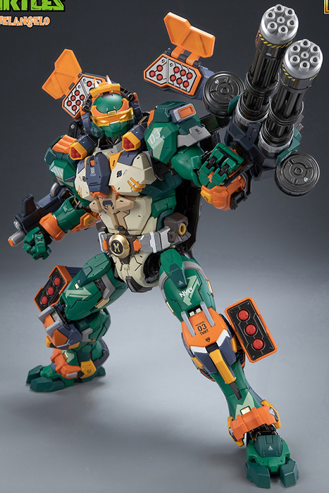 HB0014 Michelangelo | Heat Boys TMNT Mecha Figure | TFSource