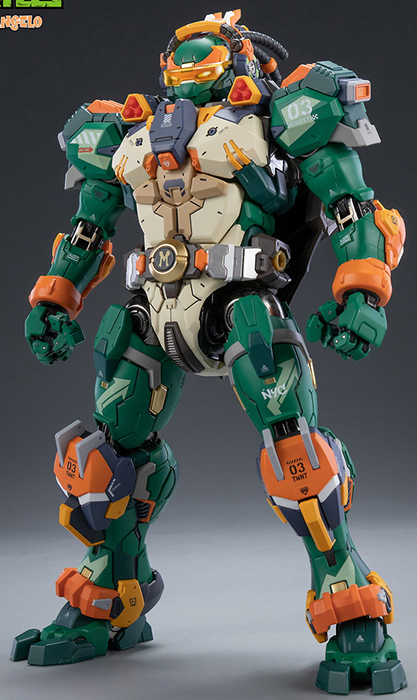 HB0014 Michelangelo | Heat Boys TMNT Mecha Figure | TFSource