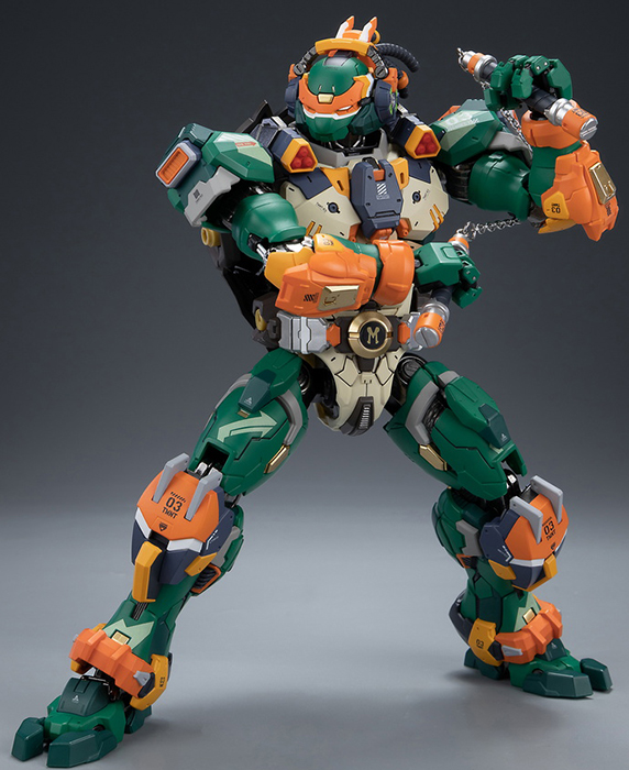 HB0014 Michelangelo | Heat Boys TMNT Mecha Figure | TFSource