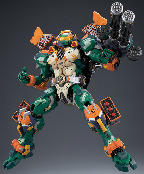 HB0014 Michelangelo | Heat Boys TMNT Mecha Figure | TFSource