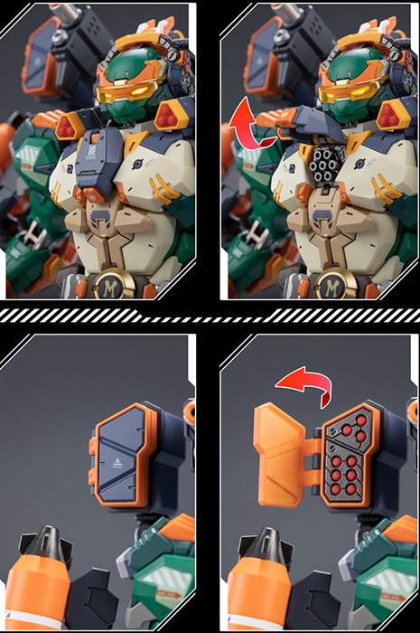 HB0014 Michelangelo | Heat Boys TMNT Mecha Figure | TFSource