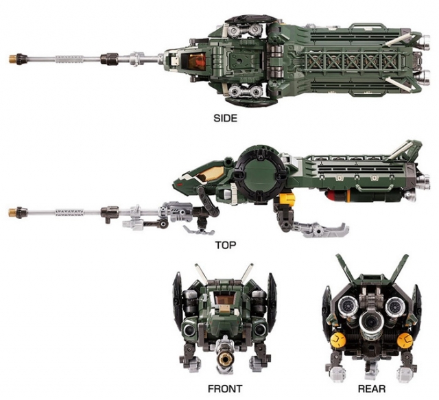 TM-16 Tactical Mover Hawk Modular Mode Cosmo Marines Version | Diaclone Reboot