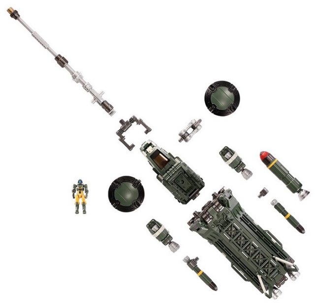 TM-16 Tactical Mover Hawk Modular Mode Cosmo Marines Version | Diaclone Reboot