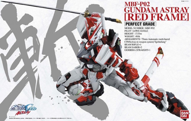 Gundam Astray Red Frame Perfect Grade 1/60 Scale Model Kit | Mobile Suit Gundam SEED Astray | Bandai Tamashii Nations