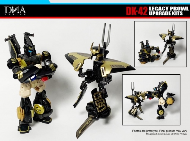 DK-42 Upgrade Kit for Transformers: Legacy Evolution Deluxe Prowl | Dna Design | Upgrade Kit