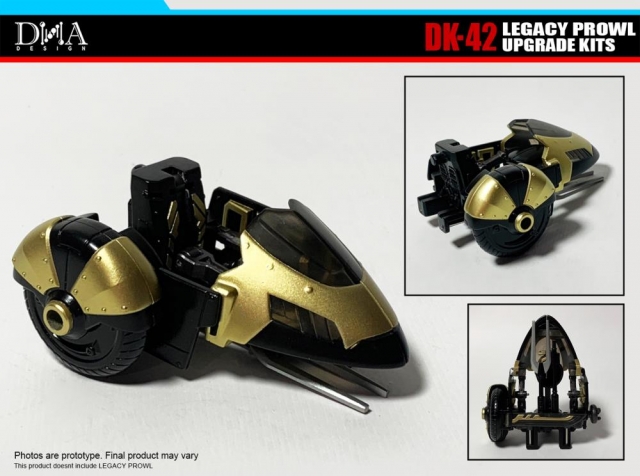 DK-42 Upgrade Kit for Transformers: Legacy Evolution Deluxe Prowl | Dna Design | Upgrade Kit