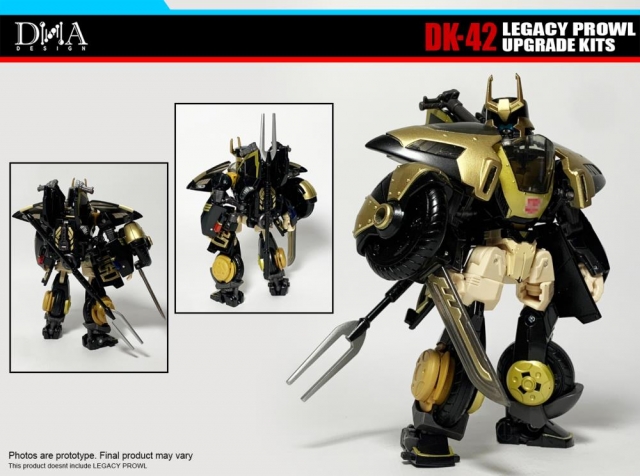 DK-42 Upgrade Kit for Transformers: Legacy Evolution Deluxe Prowl | Dna Design | Upgrade Kit