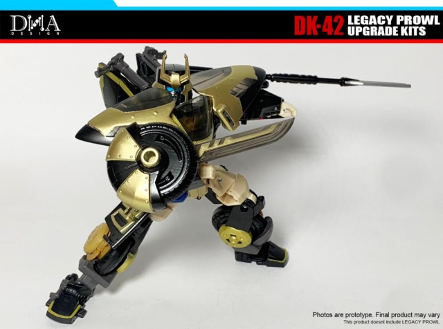 DK-42 Upgrade Kit for Transformers: Legacy Evolution Deluxe Prowl | Dna Design | Upgrade Kit