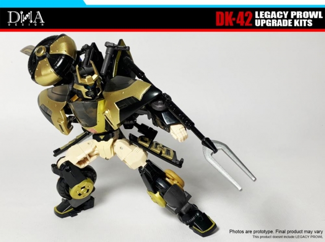 DK-42 Upgrade Kit for Transformers: Legacy Evolution Deluxe Prowl | Dna Design | Upgrade Kit