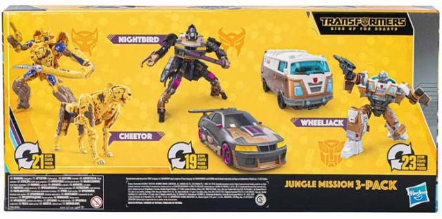 Jungle Mission 3-Pack Deluxe Class | Transformers Generations Buzzworthy Bumblebee