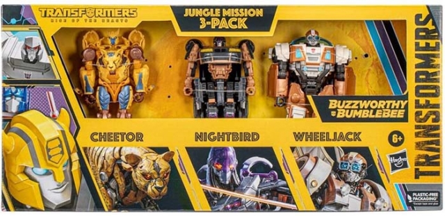 Jungle Mission 3-Pack Deluxe Class | Transformers Generations Buzzworthy Bumblebee
