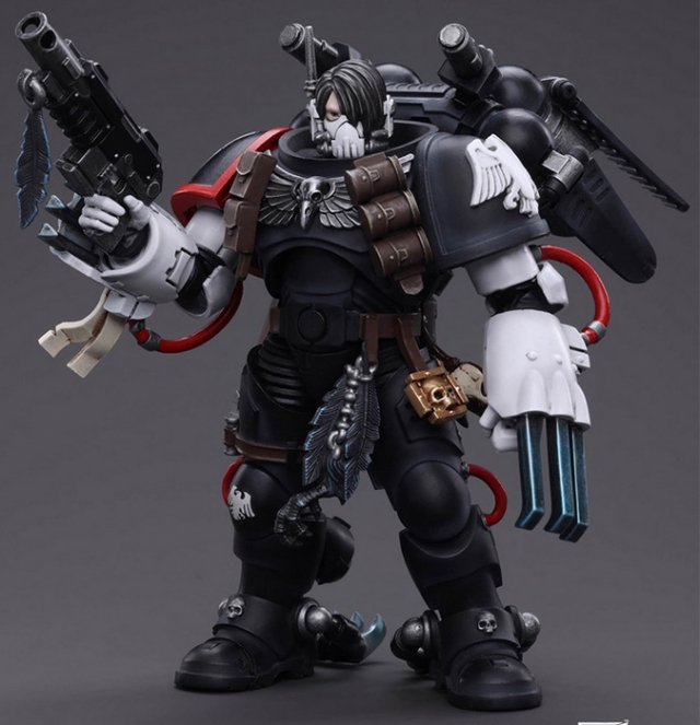 Raven Guard Chapter Master Kayvaan Shrike 1/18 Scale | Warhammer 40K | Joy Toy