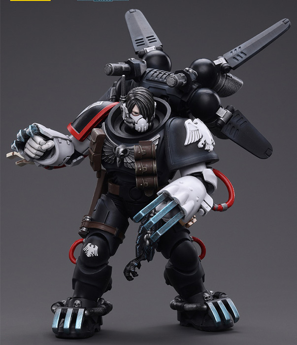 Raven Guard Chapter Master Kayvaan Shrike 1/18 Scale | Warhammer 40K | Joy Toy
