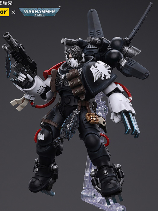Raven Guard Chapter Master Kayvaan Shrike 1/18 Scale | Warhammer 40K | Joy Toy