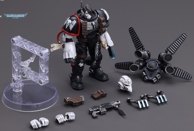 Raven Guard Chapter Master Kayvaan Shrike 1/18 Scale | Warhammer 40K | Joy Toy