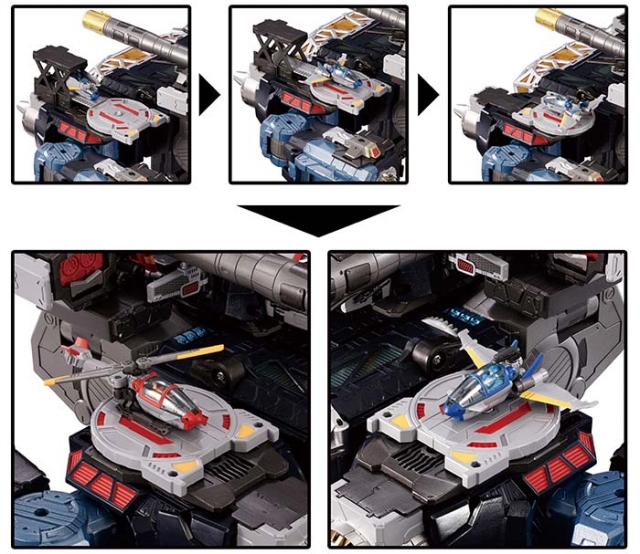 DA-100 Robot Base Aerial Mobile Fortress Cloud Across | Diaclone Reboot