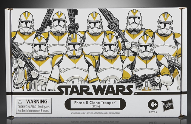 Phase II Clone Trooper 212th 4 Pack | Star Wars: The Clone Wars | Star Wars The Vintage Collection