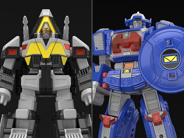 Denji Gattai Galaxy Mega and Gattai Delta Mega Super Mini-Pla Model Kit | Denji Sentai Megaranger | Bandai Spirits