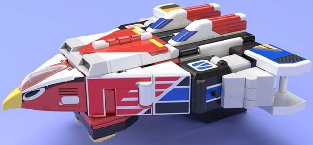 Jet Icarus Super Mini-Pla Model Kit | Birdman Squadron Jetman | Bandai Spirits