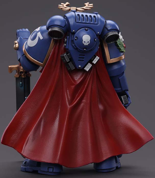 Ultramarines Primaris Captain with Power Sword and Plasma Pistol 1/18 Scale | Warhammer 40K | Joy Toy