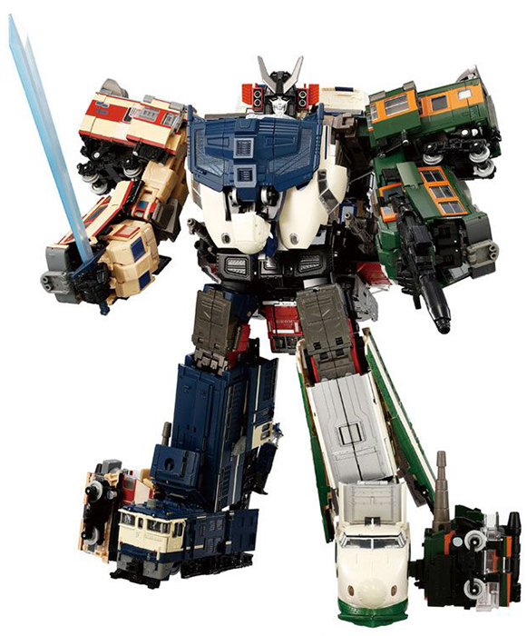 MPG-06 Trainbot Kaen Raiden Combiner | Transformers Masterpiece G