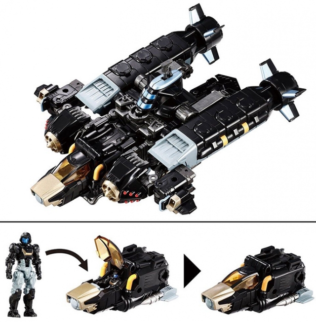 TM-17 Tactical Mover Argo Versaulter Voyager Unit Abyss Version | Diaclone Reboot