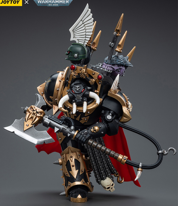 Chaos Space Marines Black Legion Chaos Lord in Terminator Armour 1/18 Scale | Warhammer 40K | Joy Toy 