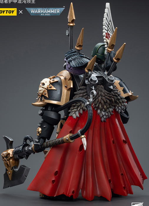 Chaos Space Marines Black Legion Chaos Lord in Terminator Armour 1/18 Scale | Warhammer 40K | Joy Toy 