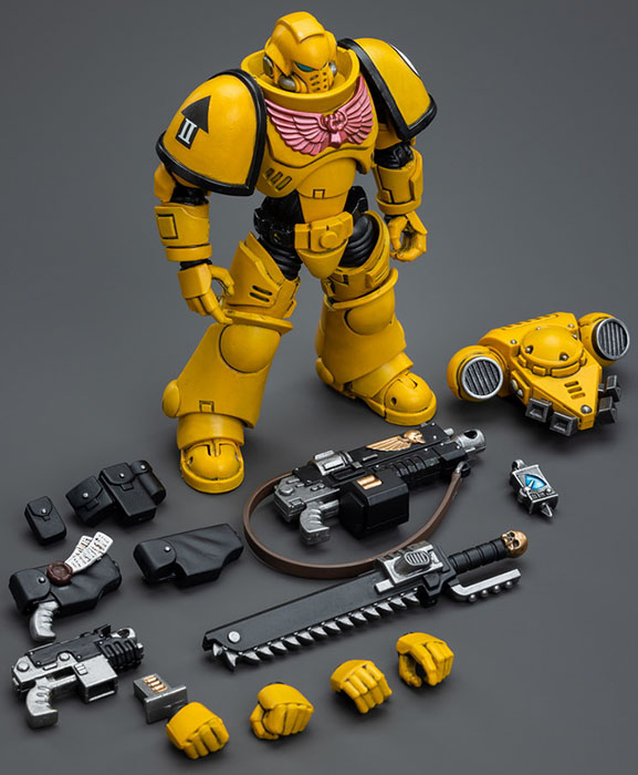 Imperial Fists Intercessors Version 2 1/18 Scale | Warhammer 40K | Joy Toy