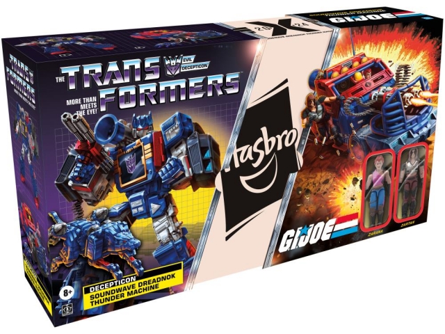 Decepticon Soundwave Dreadnok Thunder Machine Figure Set | G.I. Joe | Transformers Collaborative