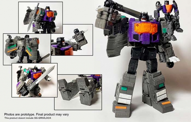 DK-24S Upgrade Kit for Transformers Studio Series 86-06 Grimlock and Wheelie | Dna Design | Upgrade Kit