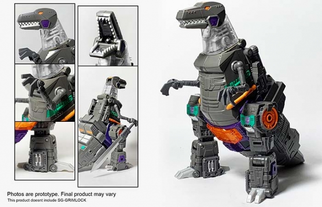 DK-24S Upgrade Kit for Transformers Studio Series 86-06 Grimlock and Wheelie | Dna Design | Upgrade Kit