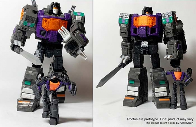 DK-24S Upgrade Kit for Transformers Studio Series 86-06 Grimlock and Wheelie | Dna Design | Upgrade Kit