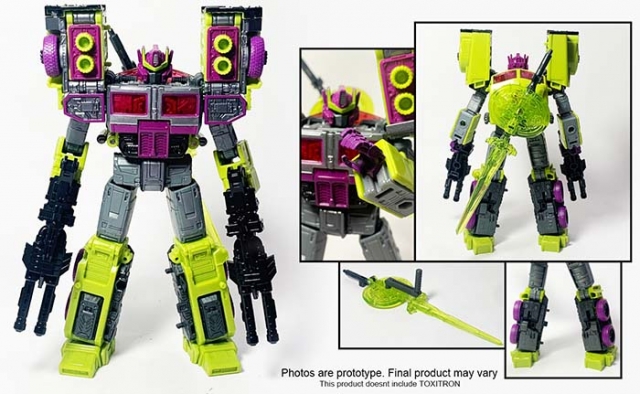 DK-37T Upgrade Kit for Transformers Legacy G2 Universe Toxitron Voyager Class | Dna Design | Upgrade Kit