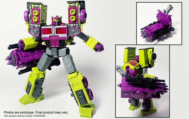 DK-37T Upgrade Kit for Transformers Legacy G2 Universe Toxitron Voyager Class | Dna Design | Upgrade Kit