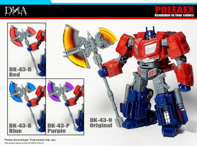 DK-43O Upgrade Kits for Transformers Studio Series 03 Optimus Prime Gamer Edition | Dna Design | Upgrade Kit