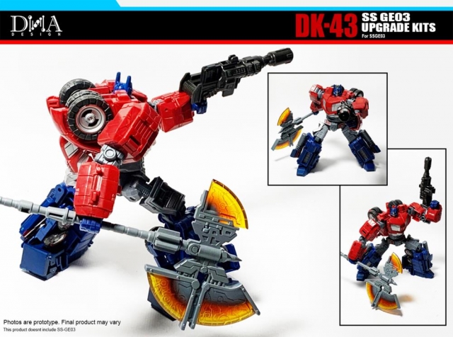 DK-43 Upgrade Kit for Transformers Studio Series 03 Optimus Prime Gamer Edition | Dna Design | Upgrade Kit