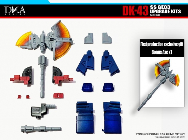 DK-43 Upgrade Kit for Transformers Studio Series 03 Optimus Prime Gamer Edition | Dna Design | Upgrade Kit