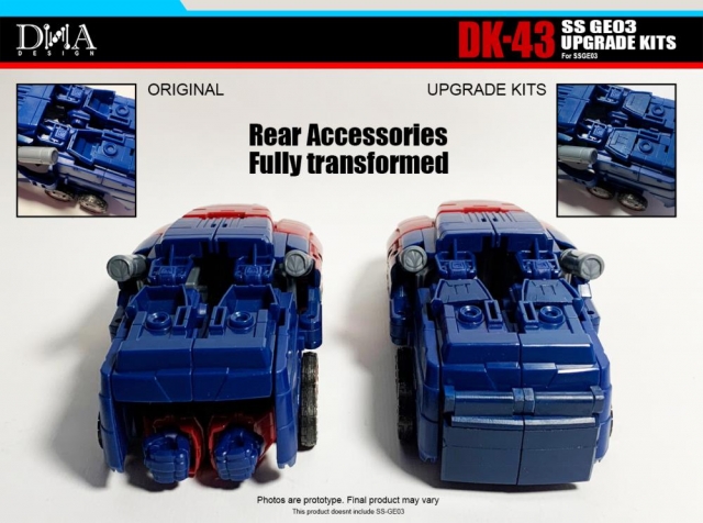 DK-43 Upgrade Kit for Transformers Studio Series 03 Optimus Prime Gamer Edition | Dna Design | Upgrade Kit