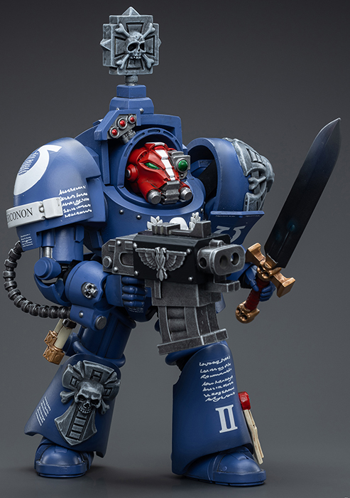  Ultramarines Terminators Sergeant Terconon 1/18 Scale | Warhammer 40K | Joy Toy