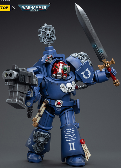  Ultramarines Terminators Sergeant Terconon 1/18 Scale | Warhammer 40K | Joy Toy