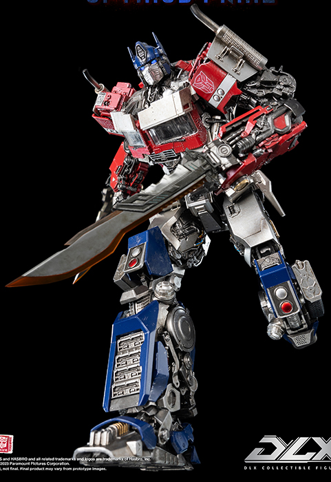 Optimus Prime DLX Scale Collectible Figure | Transformers: Rise Of The Beasts | threezero