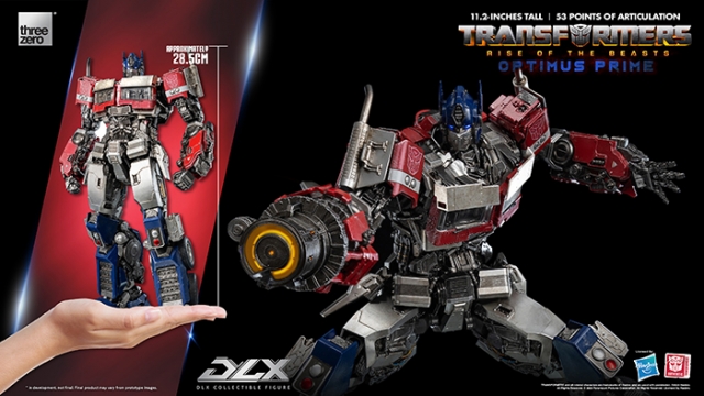Optimus Prime DLX Scale Collectible Figure | Transformers: Rise Of The Beasts | threezero