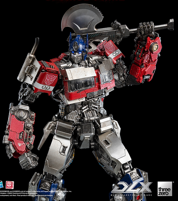 Optimus Prime DLX Scale Collectible Figure | Transformers: Rise Of The Beasts | threezero